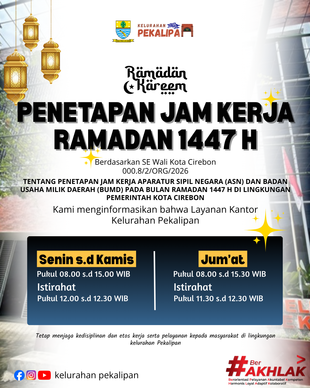 Jam Kerja Ramadan 1447H