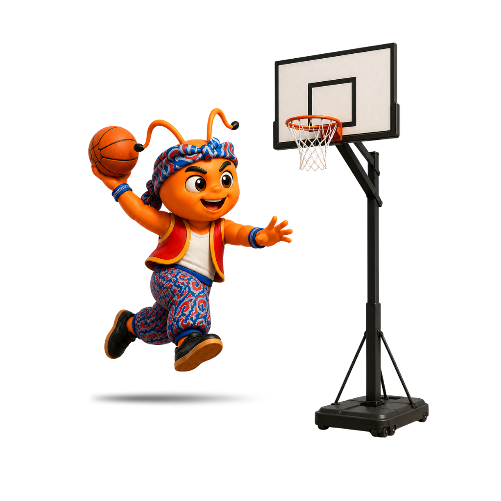 Ilustrasi Cabor Bola Basket