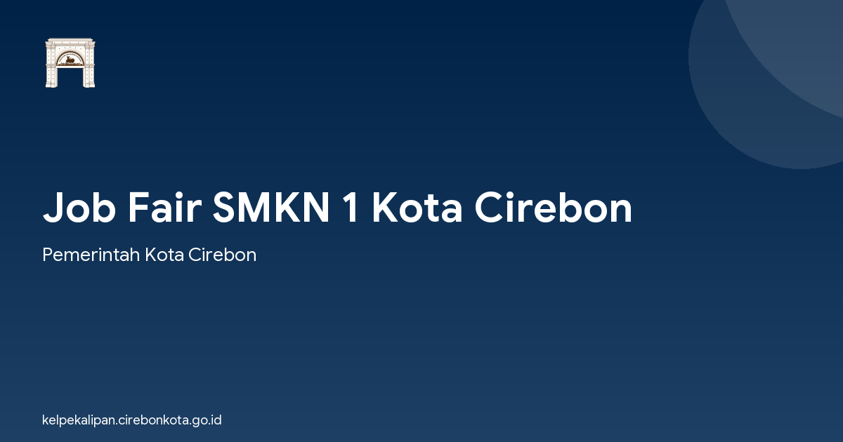 Job Fair SMKN 1 Kota Cirebon