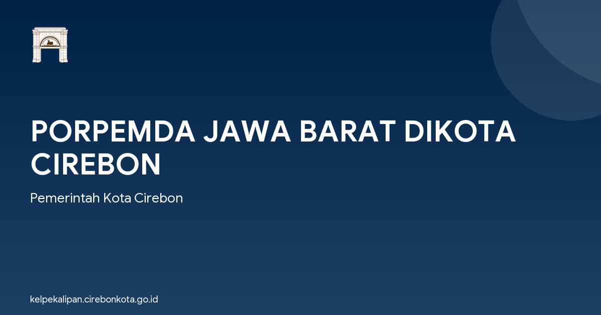 PORPEMDA JAWA BARAT DIKOTA CIREBON