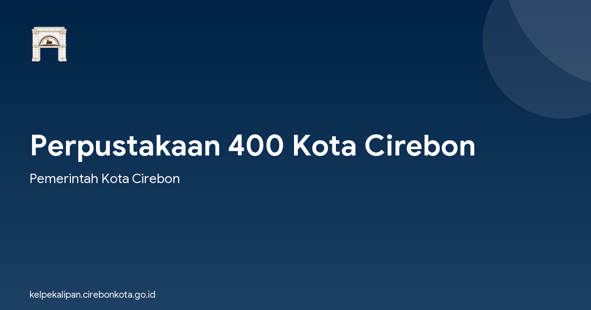 Perpustakaan 400 Kota Cirebon