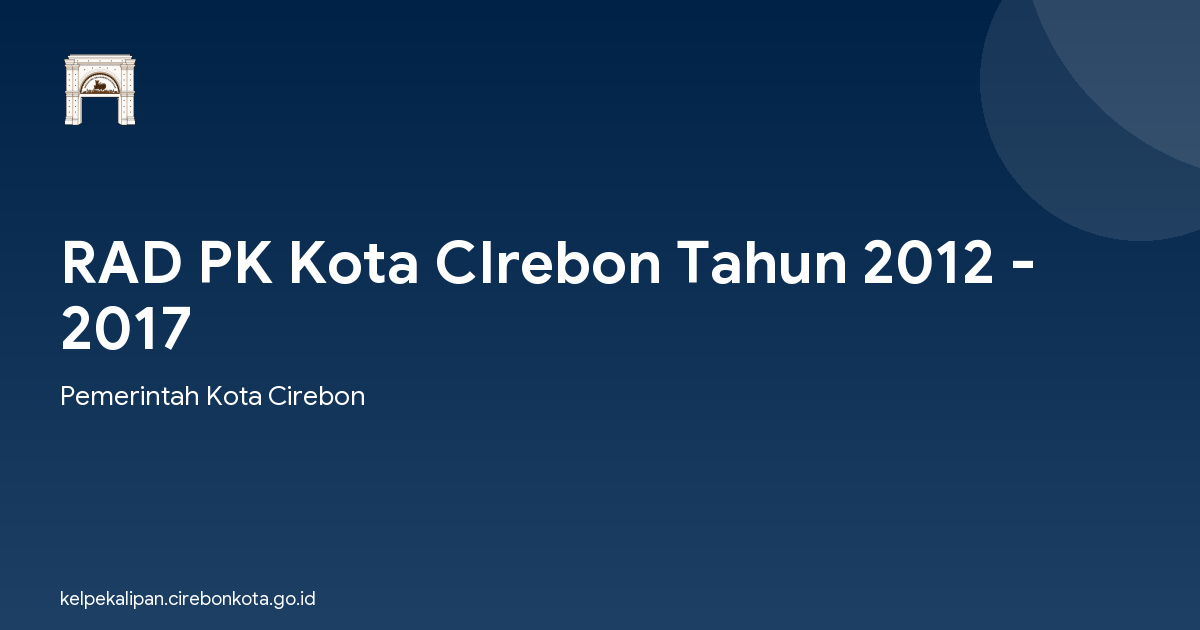 RAD PK Kota CIrebon Tahun 2012 - 2017