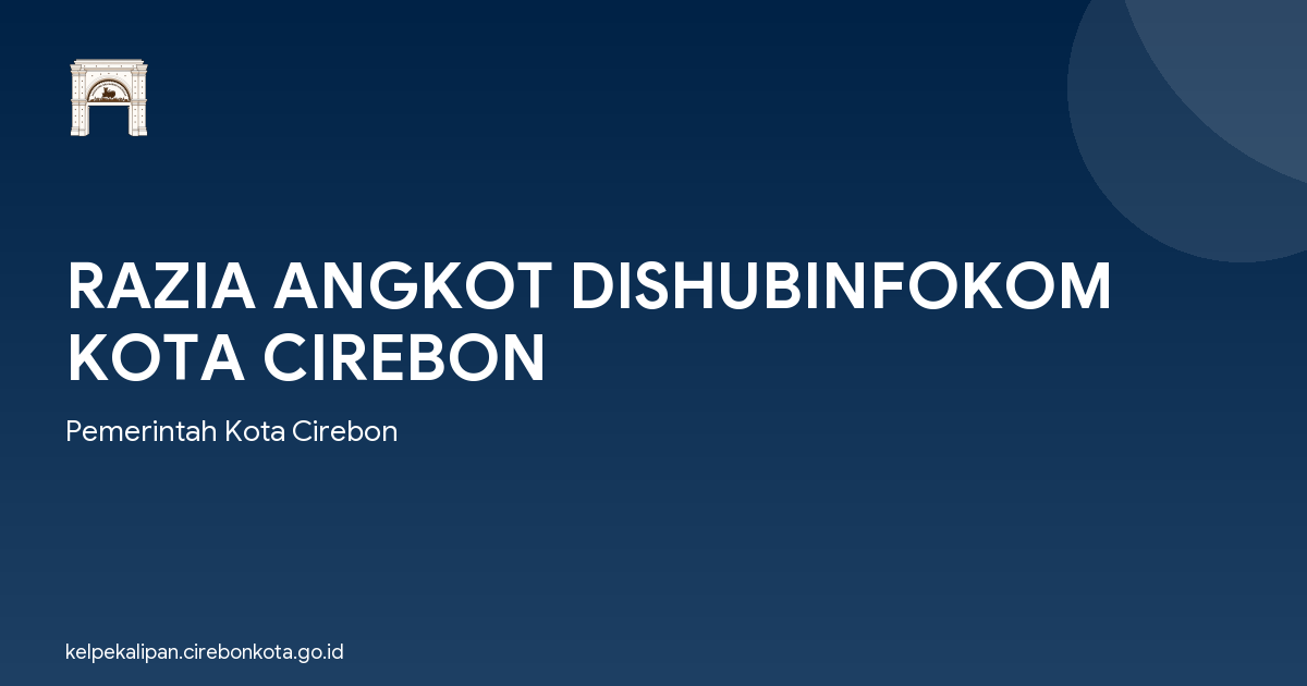 RAZIA ANGKOT DISHUBINFOKOM KOTA CIREBON