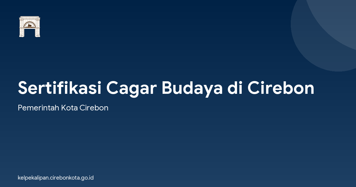 Sertifikasi Cagar Budaya di Cirebon